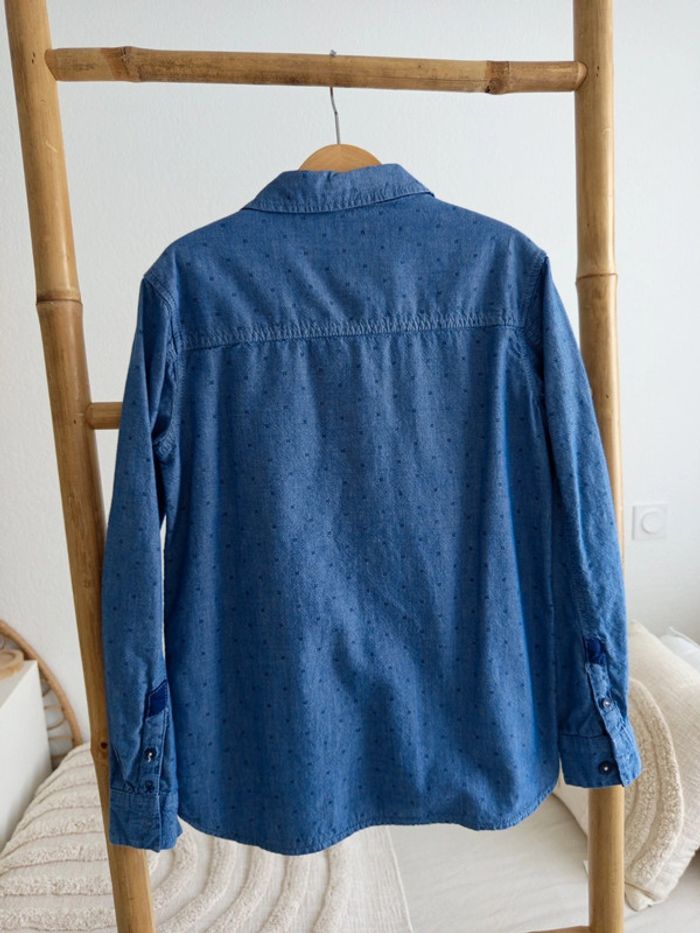 Chemise bleue Okaïdi 10 ans - photo numéro 4