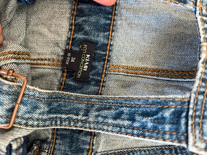 Robe en jeans filles taille 3 ans Kiabi - photo numéro 2