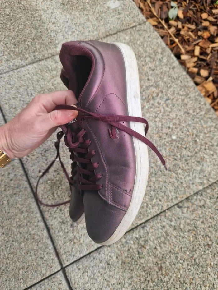 Baskets lacoste Carnaby Evo taille 38 bon état - photo numéro 4