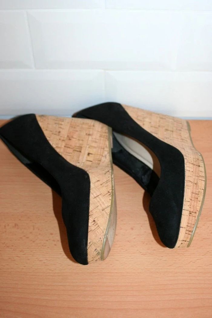 Compensées daim noir point.39 Forever 21 - photo numéro 3