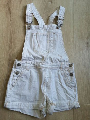 Salopette short 8ans fille