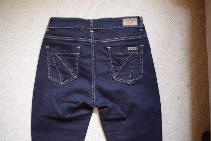 Cream - Jean Tina, coupe skinny bleu denim brut - photo numéro 4