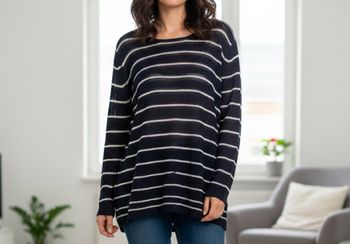 Pull rayé M&S Mode – Taille XL