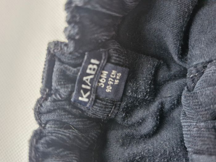 Pantalon 36 mois Kiabi Bleu marine - photo numéro 4