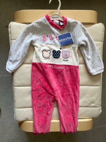 Pyjama Dors-bien NEUF jamais utilisé Marque Absorba 23-24 mois taille 96 Valeur magasins 19€ vendu 7€