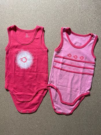 2 bodies fille été 23 mois TEX