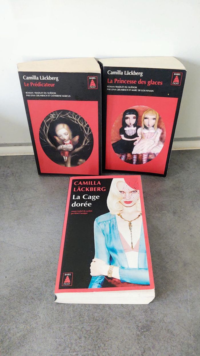 Lot livres Camilla Läckberg