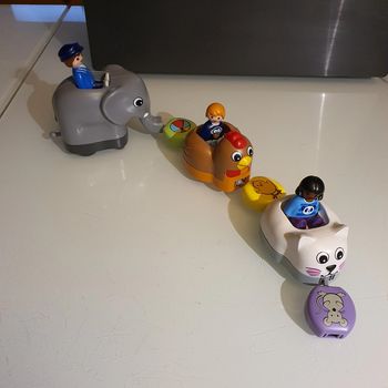 Train des animaux Playmobil 1.2.3.  70405