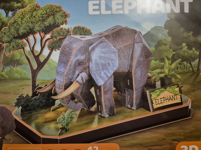 puzzle 3D elephant - photo numéro 2