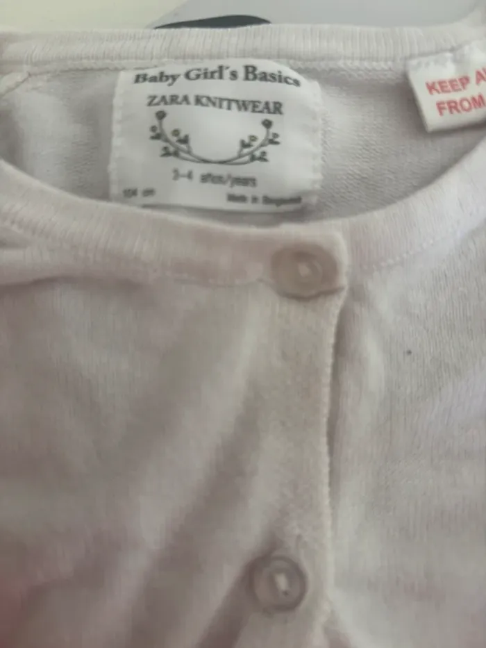 Gilet Cache-Cœur Zara - Taille 3/4 Ans - photo numéro 3