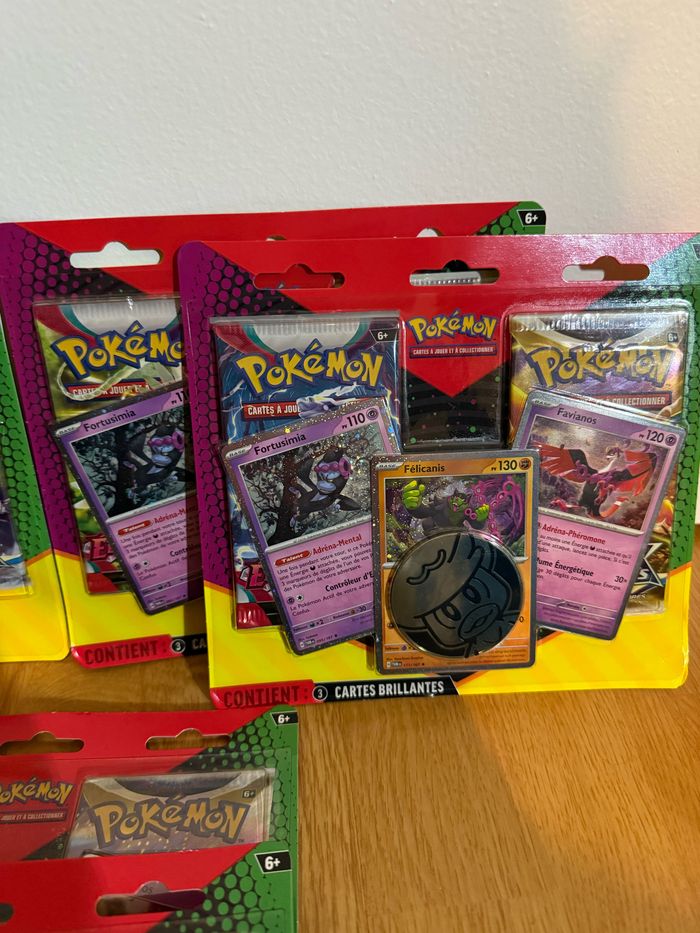 Lot de 6 Tripacks Pokémon double Booster rare - photo numéro 3