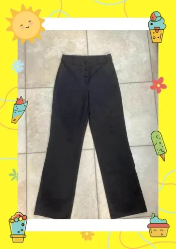 Pantalon classique ajusté noir 36 Trendyol