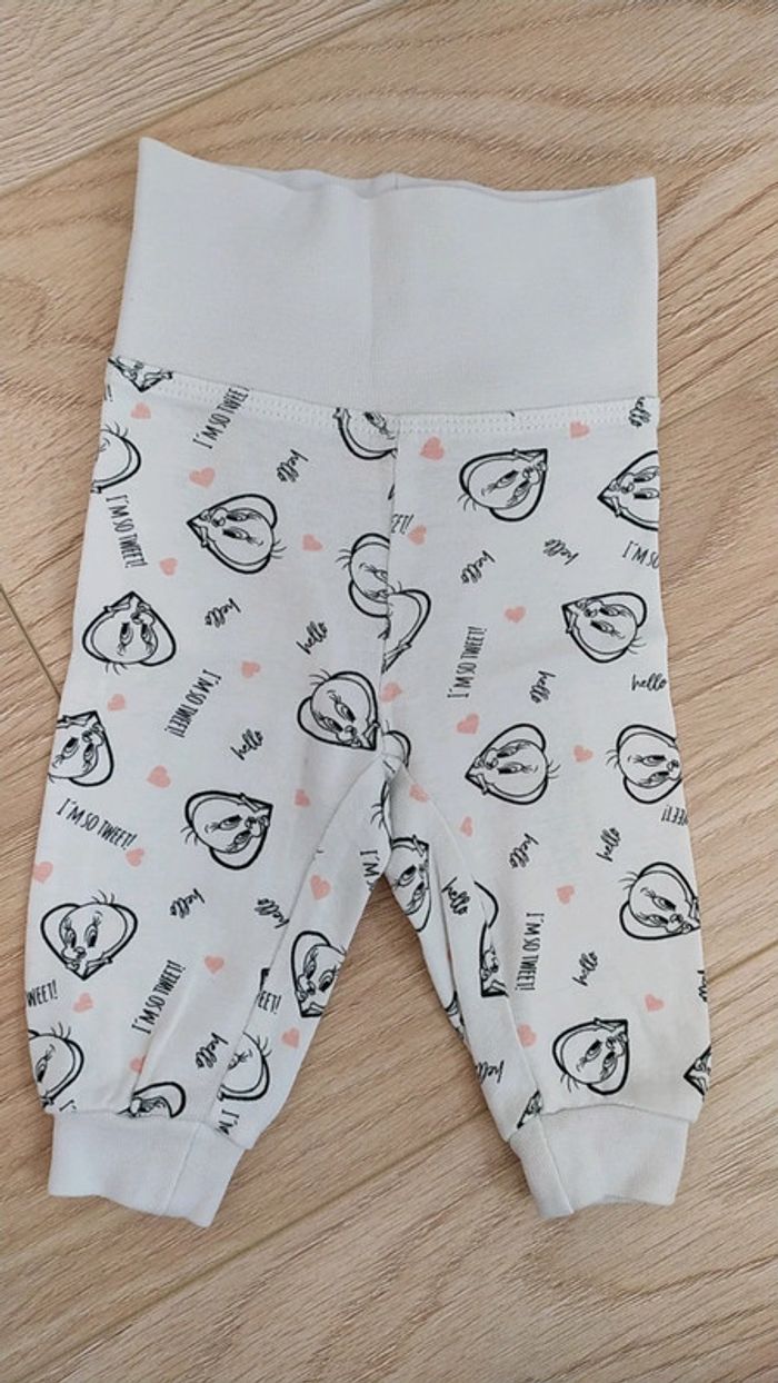 Pantalon Titi looney toons coeur 1 mois