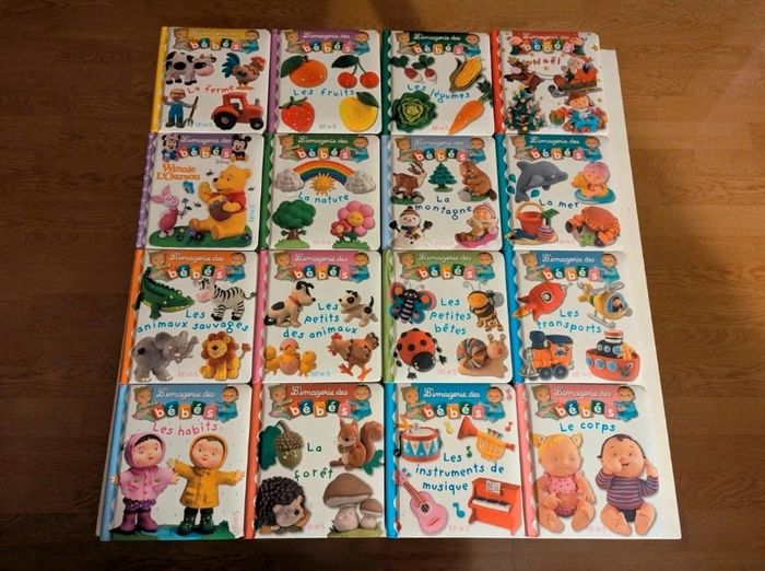 Lot de 16 livres l'imagerie des bébés
