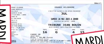 Billet concert jul au vélodrome