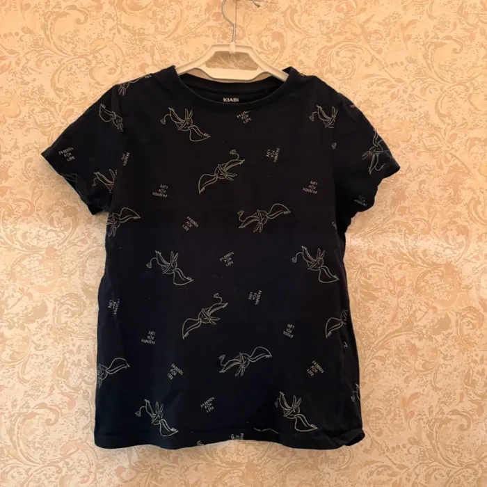 T-shirt Kiabi • noir & blanc • 10ans 🌿