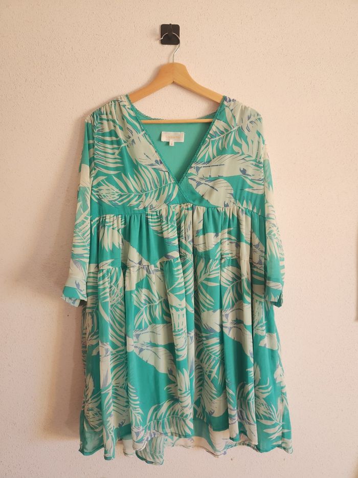 Robe verte Grace & Mila fluide et élégante – T. M