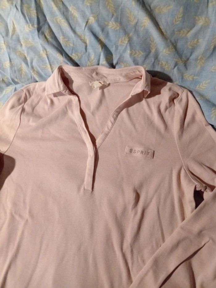 Blouse manche longue col v - photo numéro 3