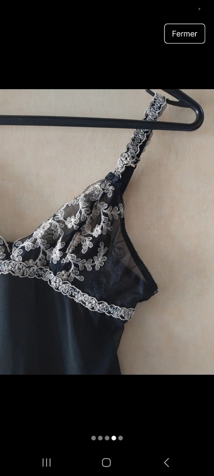 Nuisette transparente noir taille 95b - photo numéro 4