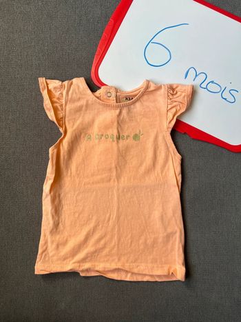 Teeshirt Kiabi à croquer 6 mois