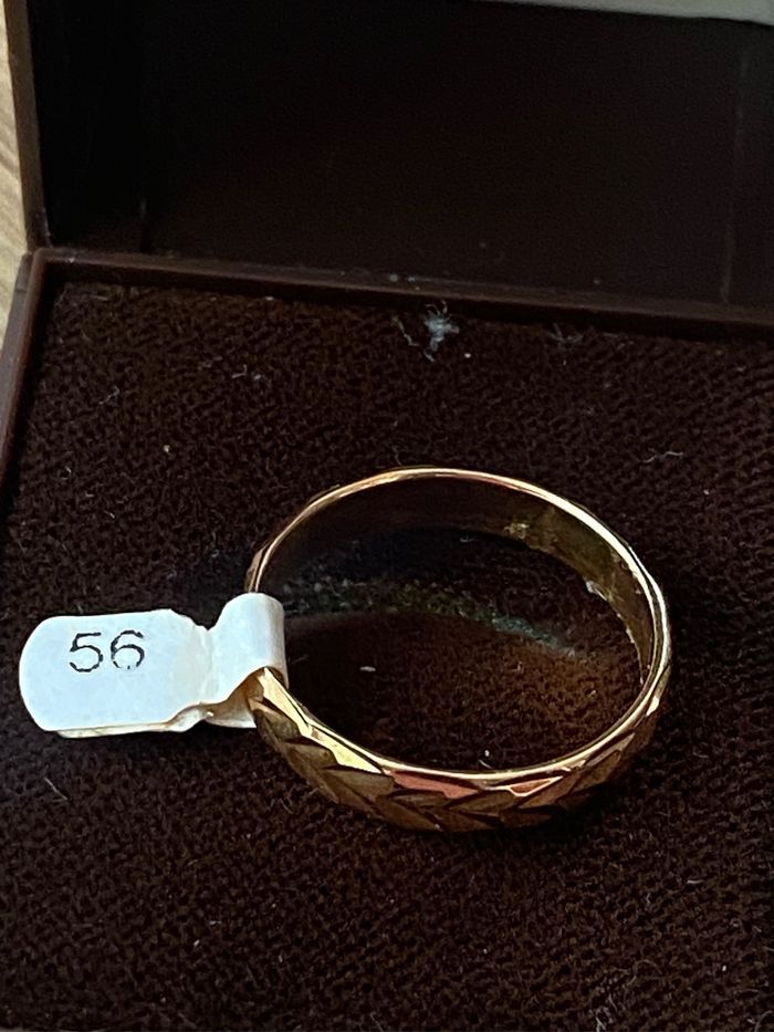 Bague plaquée or - photo numéro 5