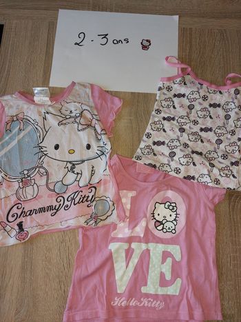 Lot 6 t-shirt manche courte 2/3 ans