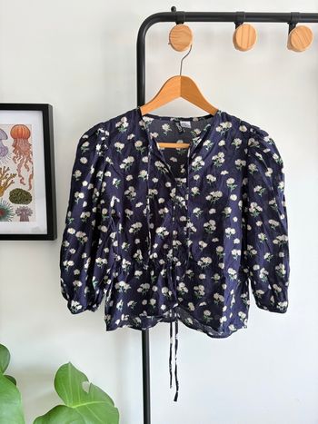 Haut à fleurs h&m