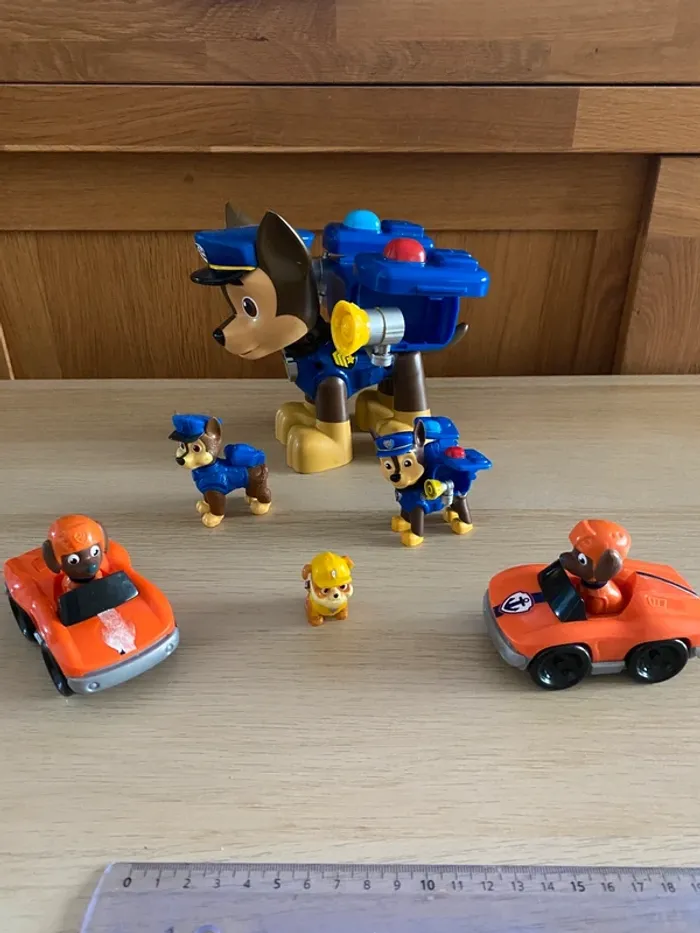 Figurines pat patrouille paw patrol chase Ruben zuma chien véhicule voiture - photo numéro 9