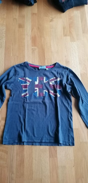 Tee-shirt manches longues garçon 8 ans kiabi