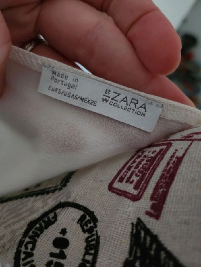 Magnifique blouse Blanche de chez Zara et de taille 36 - photo numéro 4
