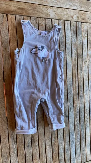 Salopette bébé garçon OBAIBI - 1 mois