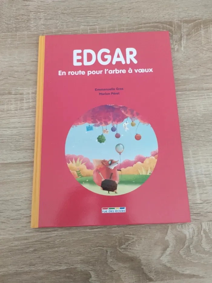 Livre edgar en route pour l'arbre à voeux