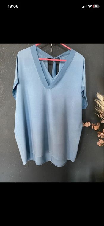 Blouse à nouer derrière le cou voir mensurations