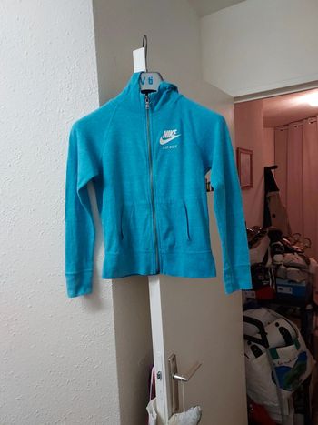 Sweat zippé à capuche femme M