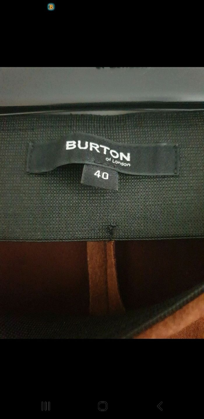 Pantalon effet velour camel - photo numéro 4