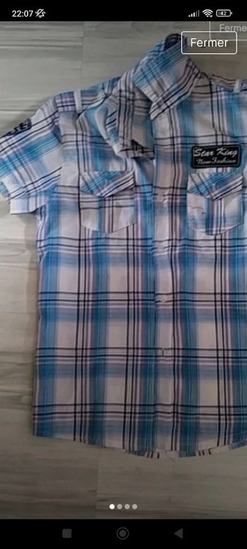 Chemise 12 ans garçon