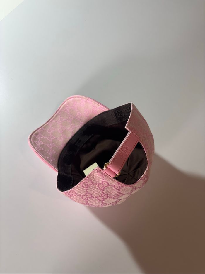 Casquette Gucci rose - photo numéro 4