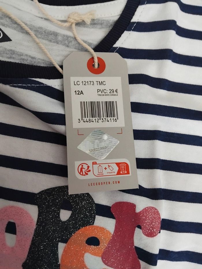 Tee-shirt Lee Cooper fille, 12 ans - photo numéro 7