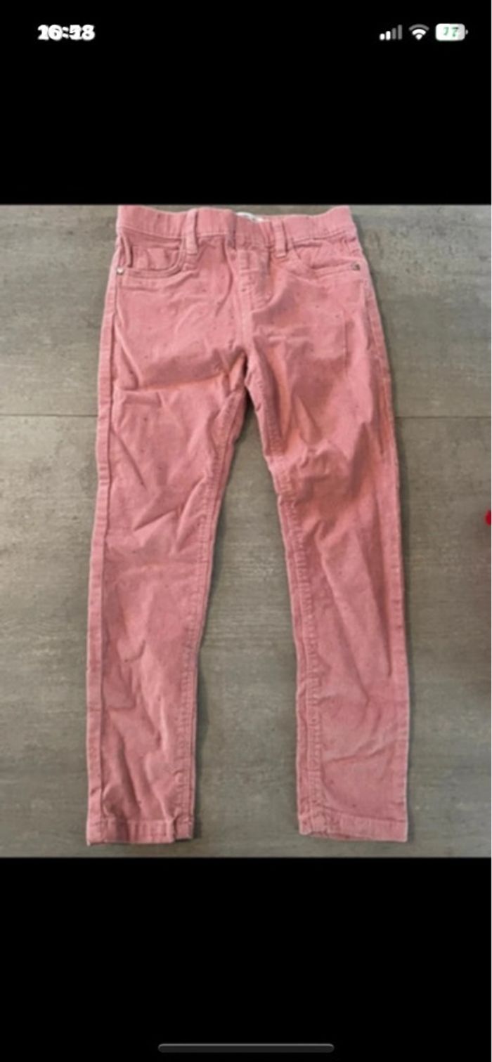 Legging velours 6/7 ans