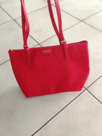 Sac Lancaster rouge femme