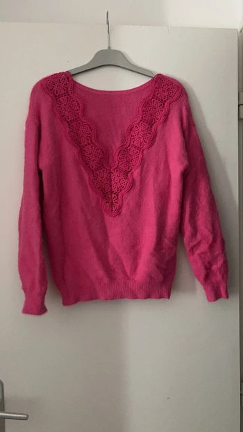 Pull tout doux rose
