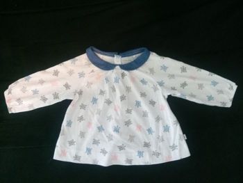 Blouse col claudine