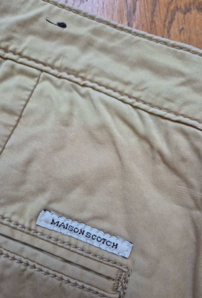 Pantalon chino beige femme W27 L32 (FR 36) Maison Scotch La Femme selon Marie Jolie Vagabonde - photo numéro 2