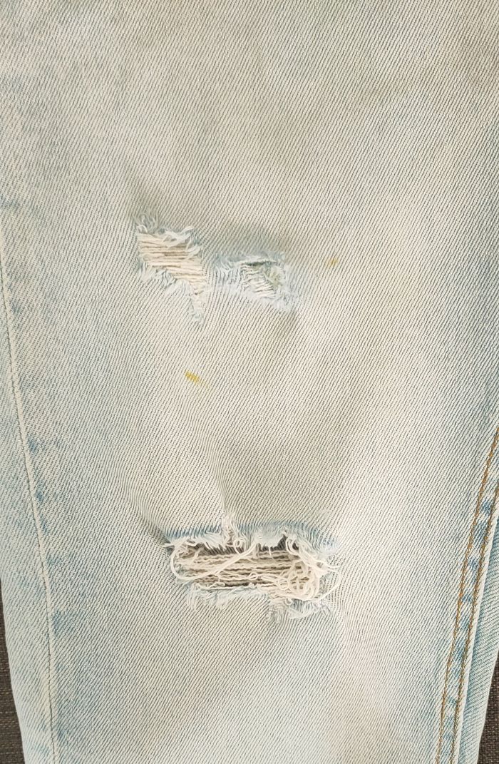 Jean troué destroy carrot homme c65 - photo numéro 2