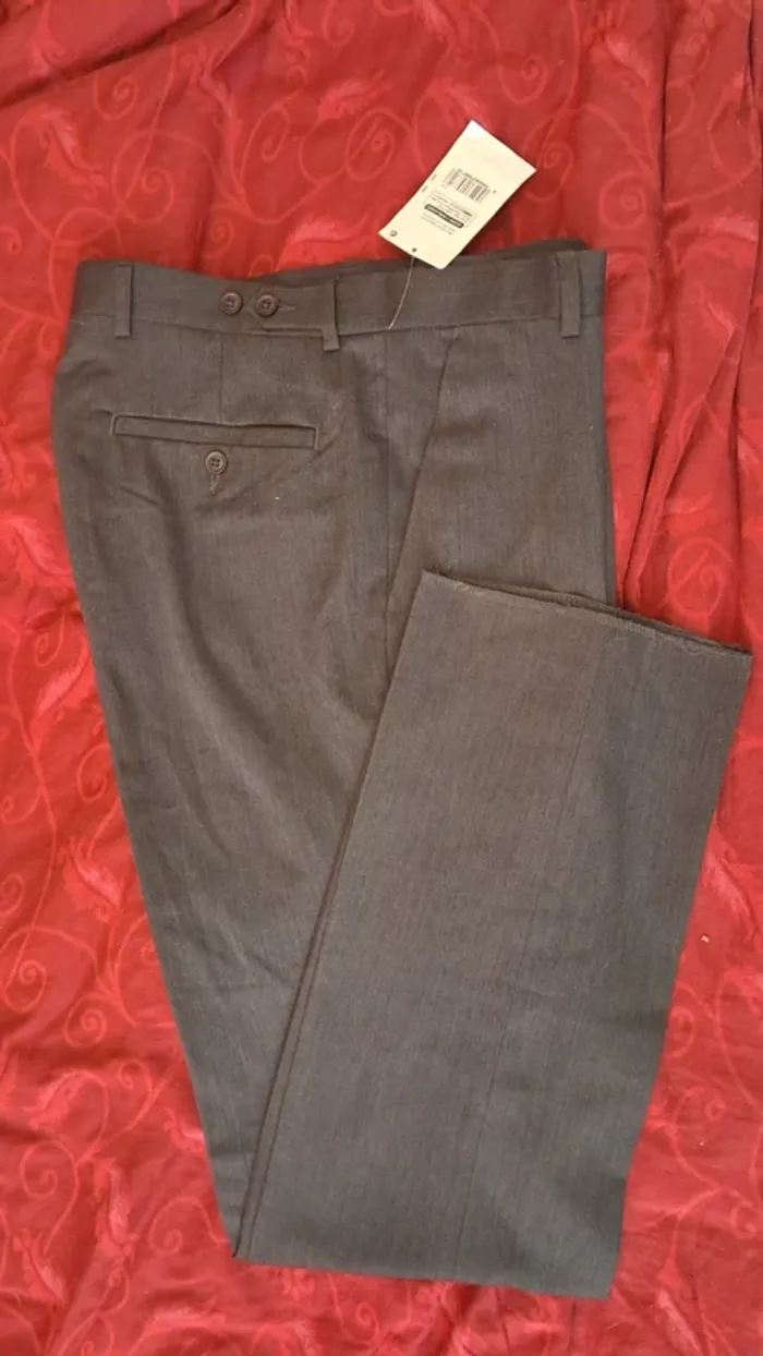 Pantalon ville T46 neuf gris anthracite