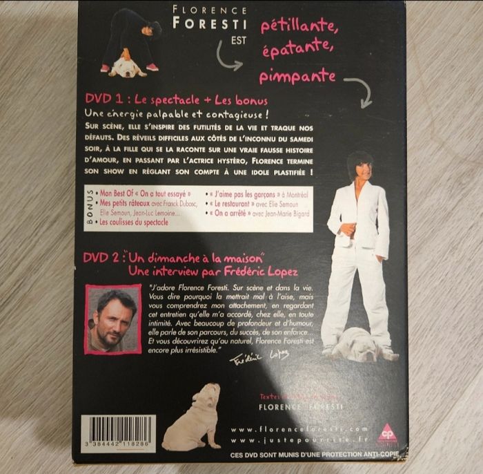 Dvd Florence Foresti "Fait des sketch à la Cigale" 📀 - photo numéro 2