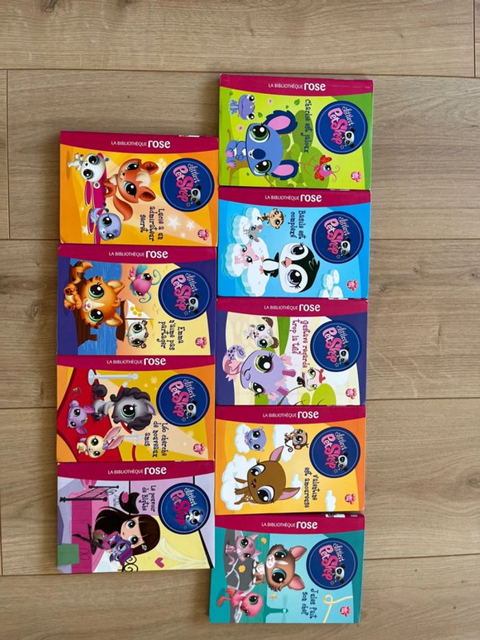 Livre pour enfants bibliothèque rose littlest petshop à l unité
