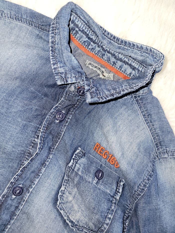 Chemise jean 8ans - photo numéro 2