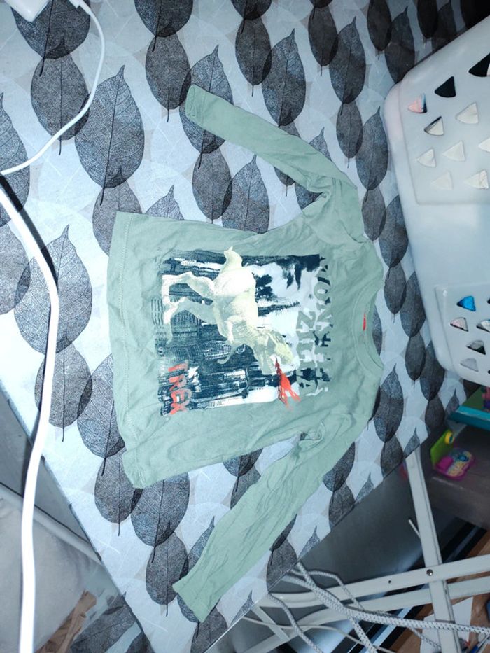 Haut manches longues dinosaure taille 6 ans