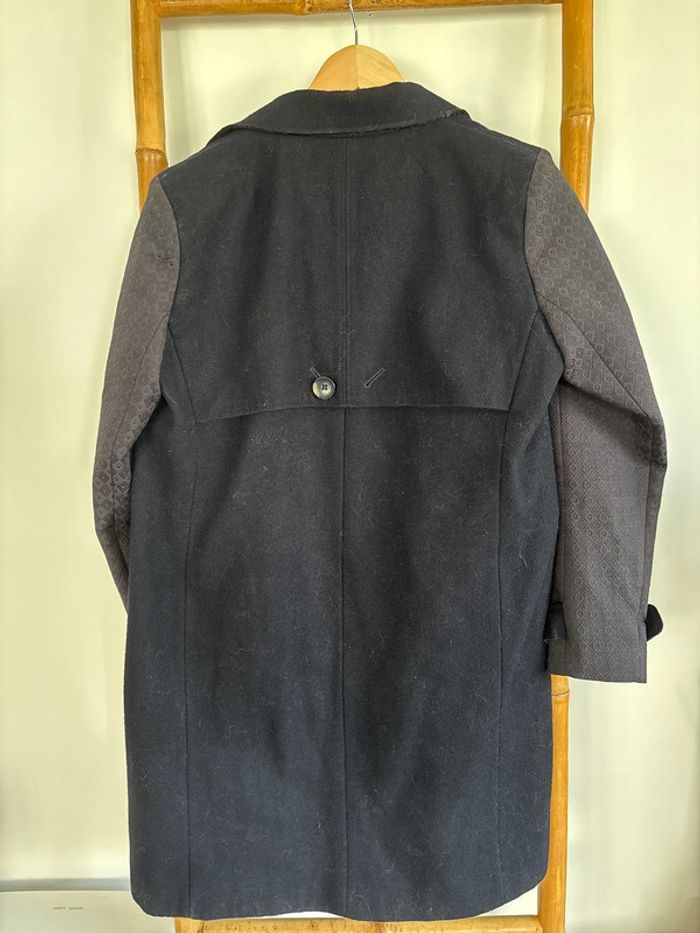 Manteau bleu marine Naf Naf taille 42/XL - photo numéro 7